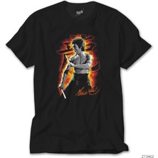 Wakha Bruce Lee Dragon Fire Siyah Tişört