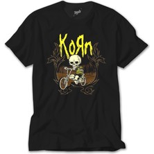 Wakha Korn Skull Siyah Tişört