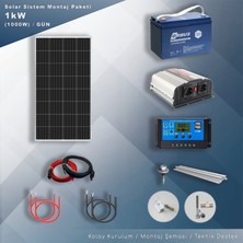 MATECH 1 kW Solar Paket Sistem (1000W/Gün)