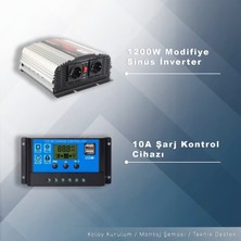 MATECH 1 kW Solar Paket Sistem (1000W/Gün)