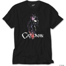 Wakha Catwoman Siyah Tişört