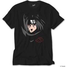 Wakha Naruto Uchiha Itachi Siyah Tişört