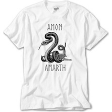 Wakha Amon Amarth Snake Beyaz Tişört