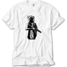 Wakha The Last Of Us 2 Ellie Siluet Beyaz Tişört