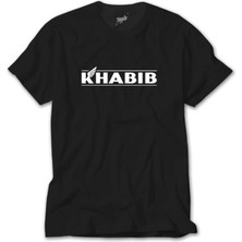 Wakha Khabib Logotype Siyah Tişört