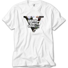 Wakha Grand Theft Auto Five Beyaz Tişört