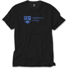 Wakha Middlebury College Logo Siyah Tişört