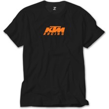 Wakha Ktm Racing Orange Logo Siyah Tişört