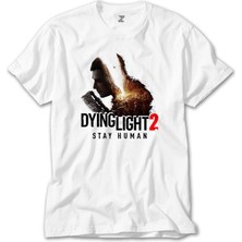 Wakha Dying Light Stay Human Beyaz Tişört