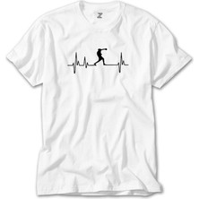 Wakha Boxing Heartbeat Beyaz Tişört