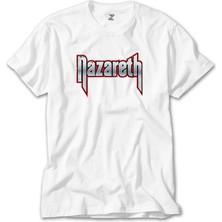 Wakha Nazareth Logo Red Beyaz Tişört