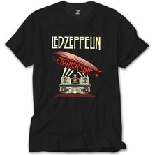 Wakha LED Zeppelin Mothership Siyah Tişört