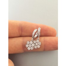 Zeta Jewel Kar Tanesi Gümüş Küpe 925 Ayar
