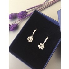 Zeta Jewel Kar Tanesi Gümüş Küpe 925 Ayar