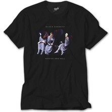 Wakha Black Sabbath Heaven And Hell Siyah Tişört