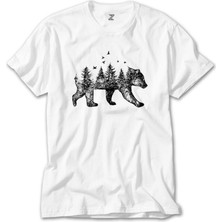 Wakha Bear Forest Beyaz Tişört