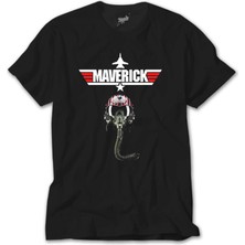 Wakha Top Gun Helmet Siyah Tişört