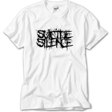 Wakha Suicide Silence Logo Beyaz Tişört