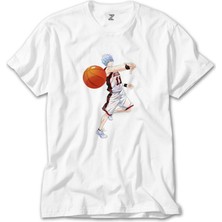 Wakha Baller Blue Anime Pass Beyaz Tişört