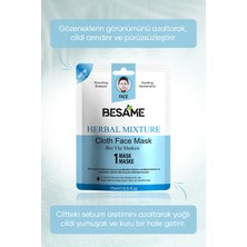 Besame Bitkisel Karışım Herbal Mixture Nem Bombası Kağıt Yüz Maskesi 10'lu Paket