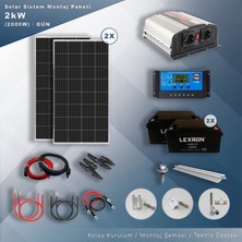 Matech 2 KW Solar Paket Sistem (2000W/GÜN)