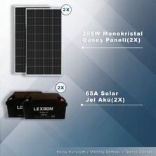 Matech 2 KW Solar Paket Sistem (2000W/GÜN)