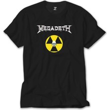 Wakha Megadeth Nuclear Radioactive Siyah Tişört