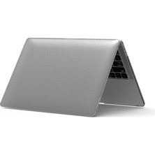 Macbook Air M1 Kılıf 13 Inç Kristalline Iz Yapmaz (Touchıd'li M1 Air) A2337 A2179 A1932 ile Uyumlu