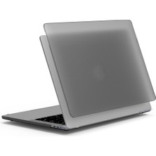 Macbook Air M1 Kılıf 13 Inç Kristalline Iz Yapmaz (Touchıd'li M1 Air) A2337 A2179 A1932 ile Uyumlu