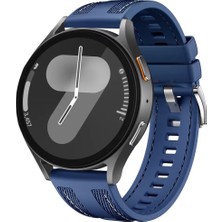 Sneezy Huawei Watch Gt2 42MM ile Uyumlu Metal Tokalı Dikiş Detaylı Şık Dokuma Silikon Kordon