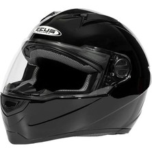 Zeus Kask Zeus ZS-811A Parlak Black Kapalı