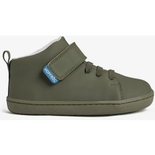 Hopfrög Smart Walker High Top Süper Mat Haki Barefoot Çocuk Bot