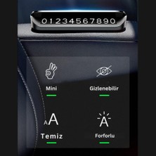 Polham Araç Içi Geçici Park Için Telefon Numaratörü, Forforlu Açılıp Kapanabilen Numaratör