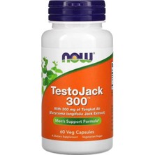  Now Foods, Testojack Tongk 300, 300 Mg, 60 Veg Capsules