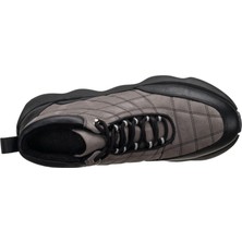 Costo Shoes 24 Kasım Gri & Siyah Dana Derisi Erkek Bot Rahat Geniş Kalıp Özel Seri