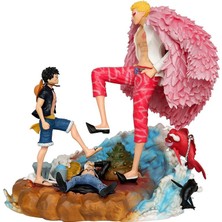 Haizeiwang One Piece Gk Luffy Vs Doflamenco Figürü Yüksekliği 210MM (Yurt Dışından)