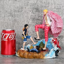 Haizeiwang One Piece Gk Luffy Vs Doflamenco Figürü Yüksekliği 210MM (Yurt Dışından)