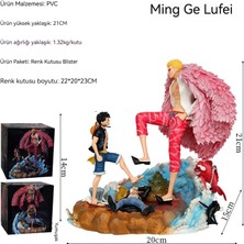 Haizeiwang One Piece Gk Luffy Vs Doflamenco Figürü Yüksekliği 210MM (Yurt Dışından)