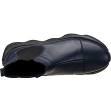 Costo Shoes ST1284 Lacivert Dana Derisi Rahat Geniş Kalıp Özel Seri Yeni Sezon Erkek Bot