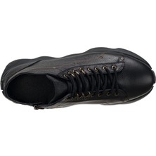 Costo Shoes ST0126 Siyah Dana Derisi Rahat Geniş Kalıp Erkek Özel Seri Bot Yeni Sezon