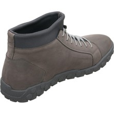 Costo Shoes YMR444 Gri Dana Nubuk Derisi Rahat Geniş Kalıp. Şık Tasarım Yeni Sezon  Son Moda Büyük Numara Erkek Bot