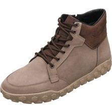 Costo Shoes YMR242 Antrasit Dana Nubuk Deri Rahat Geniş Kalıp Premium Serisi Erkek Büyük Numara Bot !