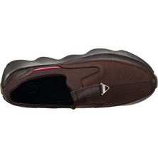 Costo Shoes ST1963 Kahve Dana Derisi Siyah Streç Giyimi Kolay Rahat Geniş Kalıp Erkek Ayakkabısı