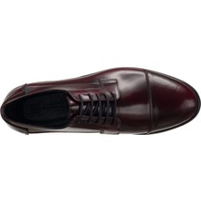Costo Shoes YKP1088 Bordo Açma Erkek Klasik Ayakkabı Rahat Geniş Kalıp