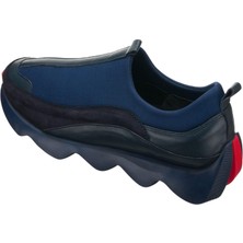 Costo Shoes 29 Ekim Lacivert Dana Derisi Streç Ganrili Rahat Şık Kolay Giyimli Geniş Kalıp Erkek Ayakkabısı