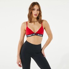 Tommy Jeans Kadın Kırmızı Bralet UW0UW02721XLG