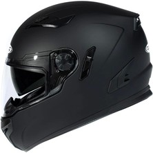 Zeus Kask Zeus ZS-813A Matt Black Kapalı