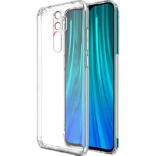 CepStok Xiaomi Redmi Note 8 Pro Kılıf Şeffaf Silikon Kamera Lens Korumalı