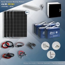 Matech 4 Kw Mını Solar Paket Sistem (4000W/GÜN)