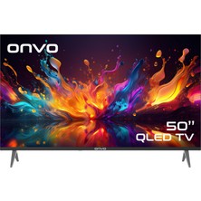 Onvo 50OVF9000  50" 127 Ekran  Uydu Alıcılı 4K Ultra HD Google Smart QLED TV